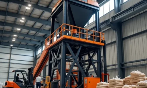 Powder bag filling machine